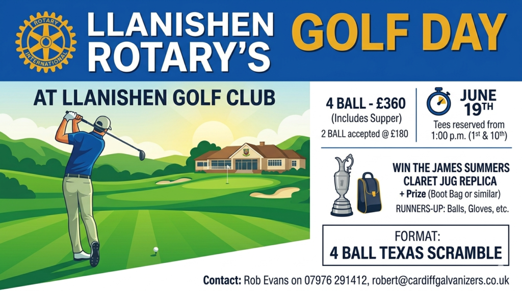 Tee Off for a Cause: The Llanishen Rotary Golf Day 2026