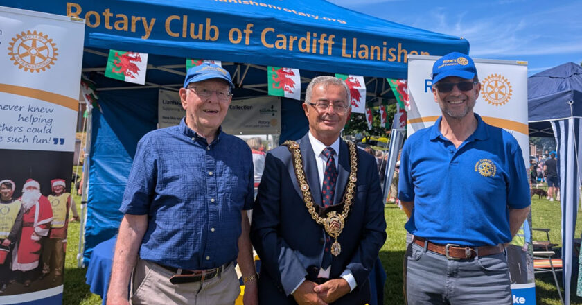 Rotary Club of Cardiff Llanishen brings Wishing Well to Lisvane Festival Fete