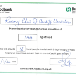 Another month of generous support from Llanishen Rotary!